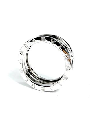 Anello Bulgari 3 fasce oro bianco