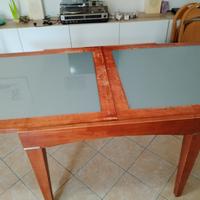 tavolo allungabile in cristallo