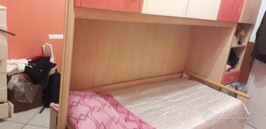 Mobile a ponte salvaspazio in legno – ottime condi