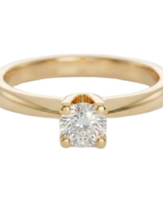 Anello solitario Tiffany 4 griffe Oro Diamanti