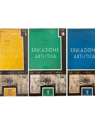 Vintage 60 Marzano Educazione Artistica 3 Vol