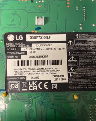 TV LG50UP75006LF