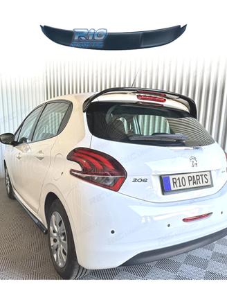 SPOILER ALETONNE PEUGEOT 208 12-15 NERO LUCIDO