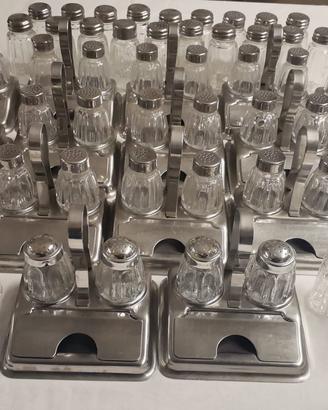 Saliere inox per osteria/ristorante