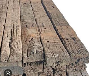 Traversine ferroviarie di recupero