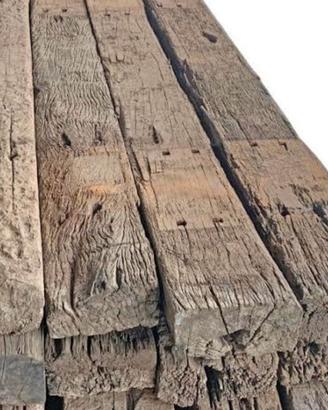 Traversine ferroviarie di recupero