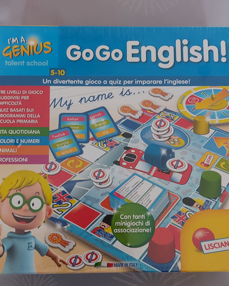 Gioco Didattico Go Go English Lisciani 5-10 Anni