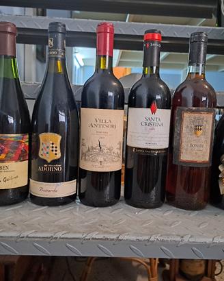 Lotto 6 vini pregiati italiani