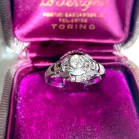 Antico anello in oro 18 kt