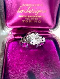 Antico anello in oro 18 kt