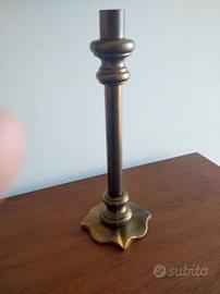 Candelabro ferro battuto nero/oro