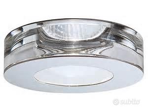 LEI incasso rotondo crist. trasp. frontale cromo