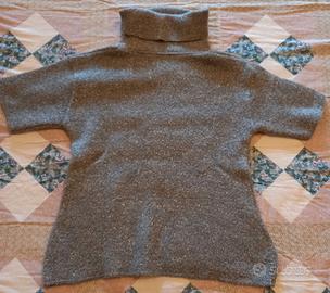 Maglia in acrilico da donna colore grigio