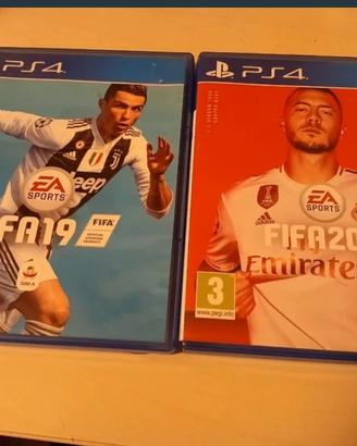 fifa 19 e fifa 20 playstation 4