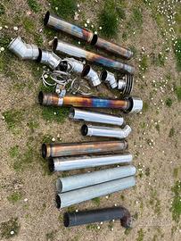 Tubi canna fumaria inox varie