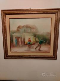 Carrettino con venditore e bimbi