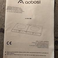 Piastra Induzione 2 Fuochi marca Aobosi