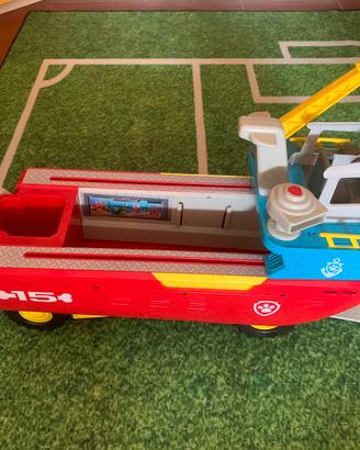Nave PAW Patrol che si trasforma in veicolo