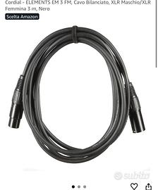 Lotto cavi studio XLR/JACK