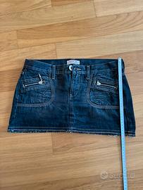 Minigonna Replay denim nero taglia 28