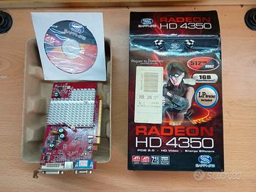 Scheda grafica radeon hd 4350 512mb ddr2 1gb