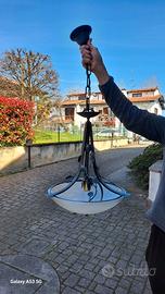 Lampadario e applique art decò