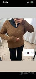 Maglione Tommy Hilfiger taglia L intrecciato