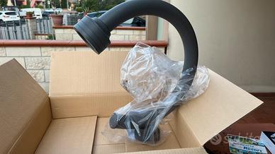 Set 4 paletti da giardino curvi GU10