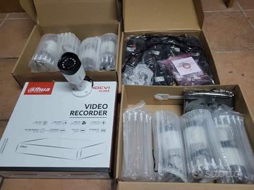 Kit videosorveglianza telecamere allarme 📹