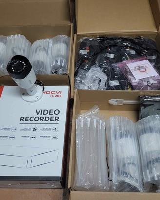 Kit videosorveglianza telecamere allarme 📹