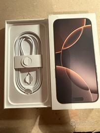 iPhone 16 pro Max 258 gb panna