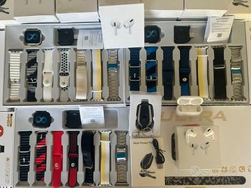 SmartWhatch 7 cinturini + Cuffie Pro3 + PowerBank