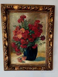 Quadro dipinto è una natura morta vintage