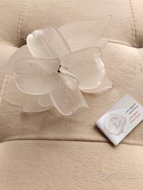 fiore grande in vetro di murano 