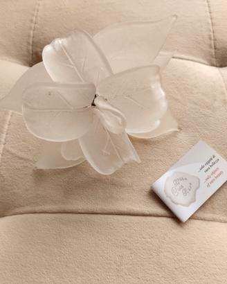 fiore grande in vetro di murano 