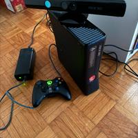 Xbox 360 con Kinect e controller ricambi led rosso