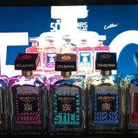 SERIE DI 5 BOTTIGLIE VUOTE DI SARONNO LIMIT. EDIT.