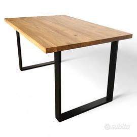 tavolo 160 x 90 con piano in rovere massiccio – S4