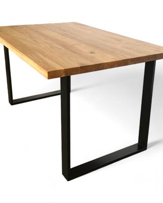 tavolo 160 x 90 con piano in rovere massiccio – S4