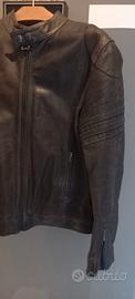 Giubbotto/Giacca  di Pelle modello Biker tg. 52