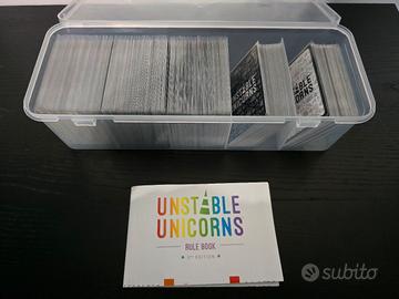 Unstable Unicorns completo con tutte le espansioni
