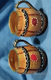 Set di due boccali da birra puramente estetici 