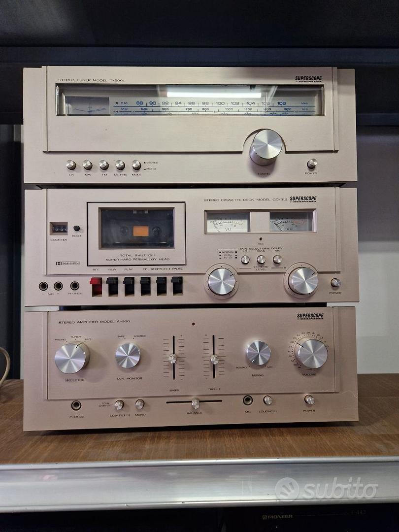 Tuner FM Superscope By Marantz T-500L – Vintage Hi-fi – Occasion