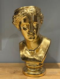 Portavaso in Resina Busto Oro” Vacchetti” .