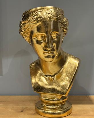 Portavaso in Resina Busto Oro” Vacchetti” .