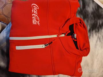 felpa giacca termica coca-cola L
