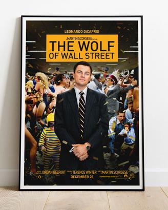 Poster Locandina Film "The Wolf of Wall Street"