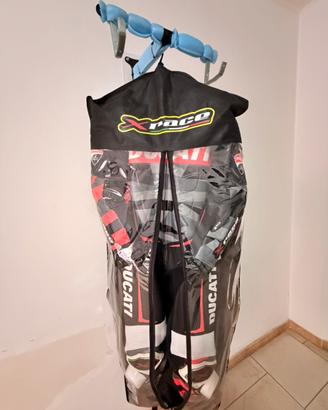 Tuta pelle moto X Race