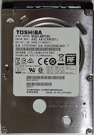 Hard Disk Notebook 2.5 Toshiba 500GB 5400rpm SATA3