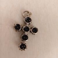 ciondolo croce in argento 